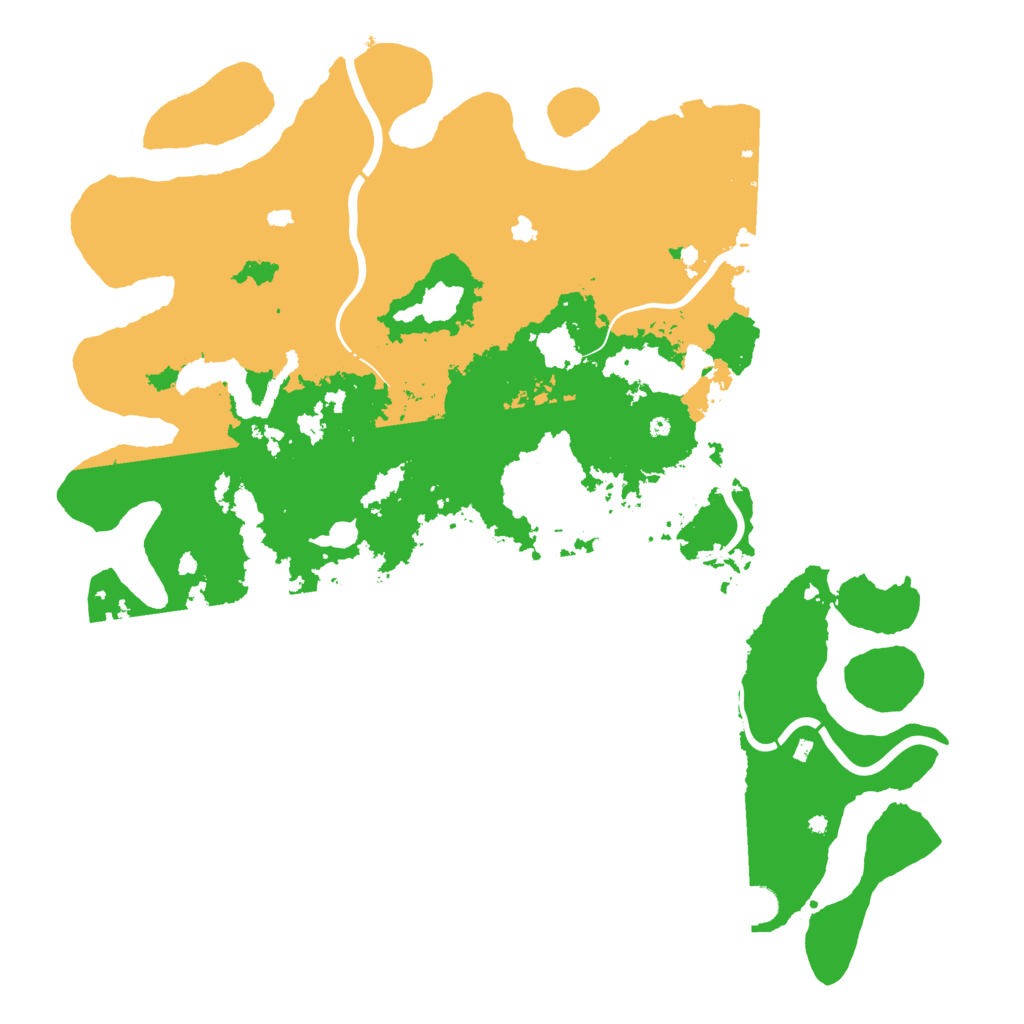Biome Rust Map: Procedural Map, Size: 5000, Seed: 2378723