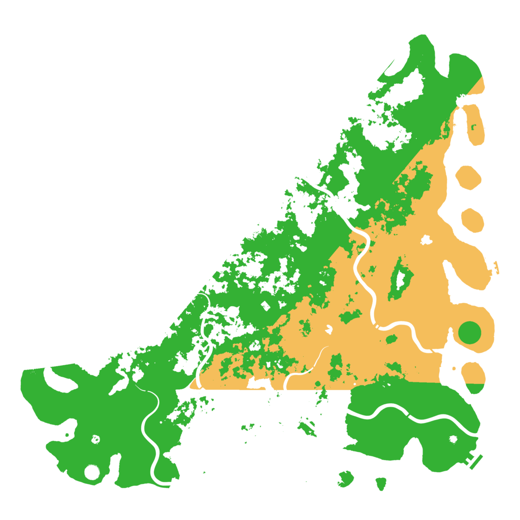 Biome Rust Map: Procedural Map, Size: 6000, Seed: 17