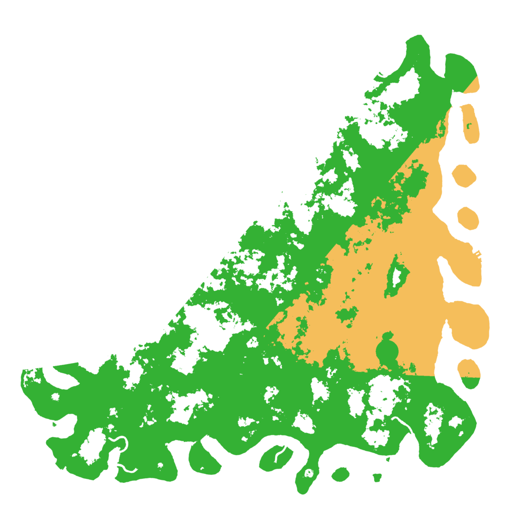 Biome Rust Map: Procedural Map, Size: 6000, Seed: 17