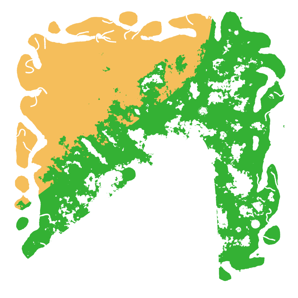 Biome Rust Map: Procedural Map, Size: 6000, Seed: 869700949