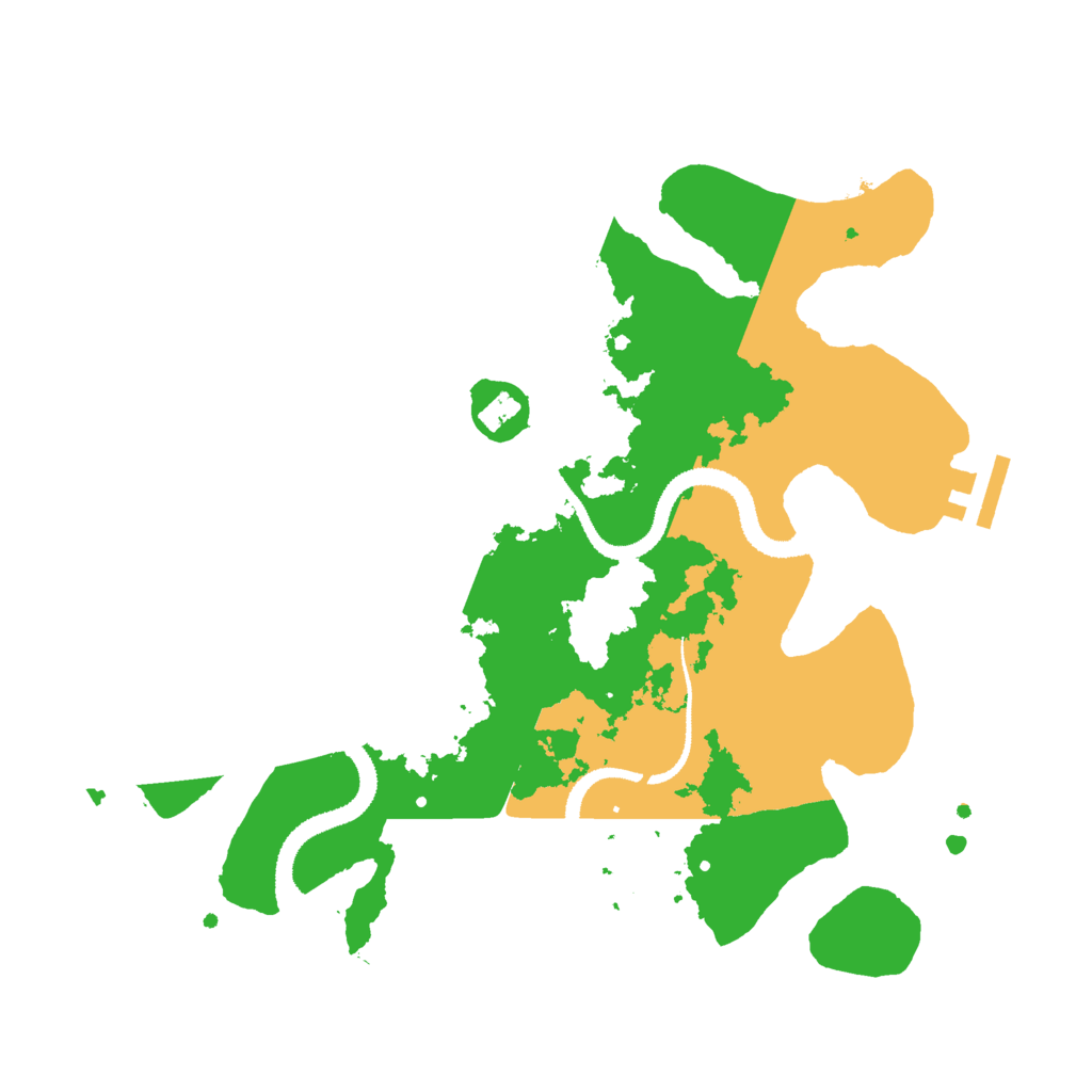 Biome Rust Map: Procedural Map, Size: 3000, Seed: 1709627497