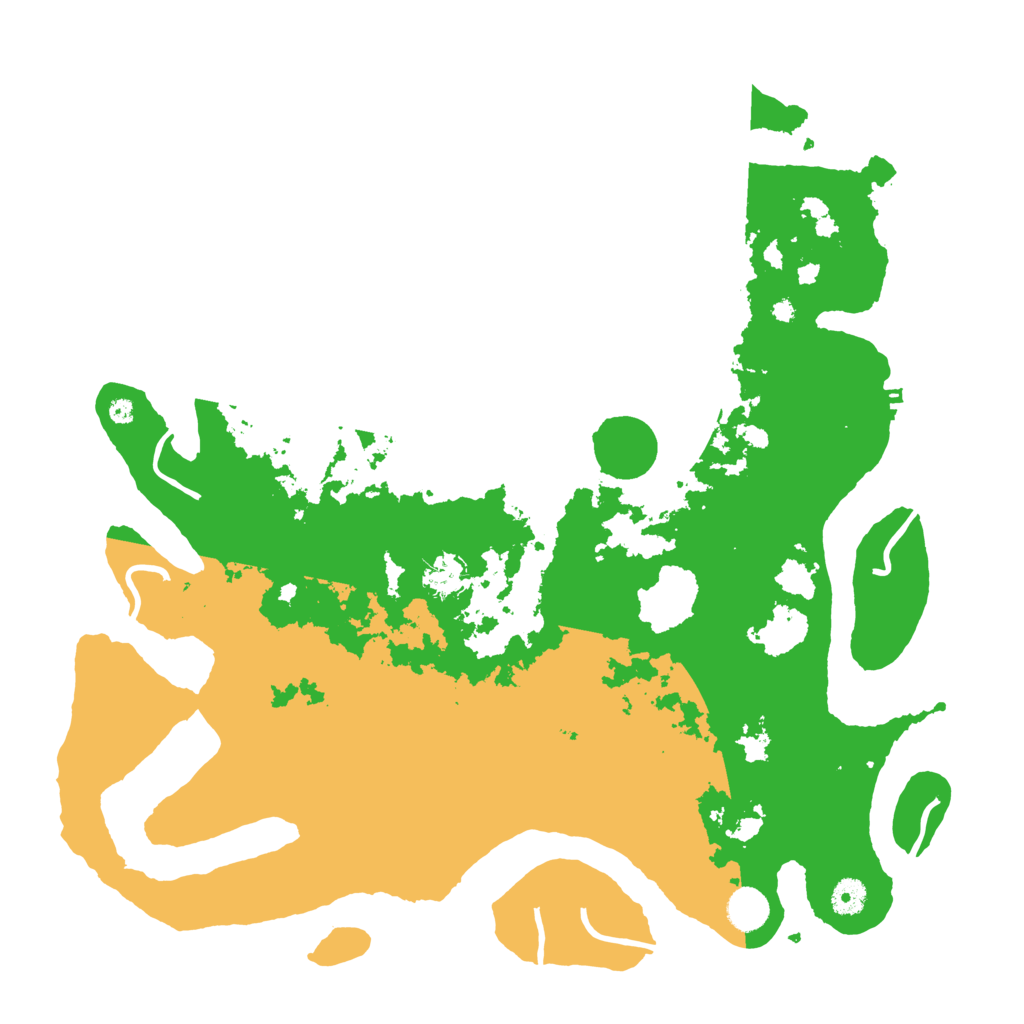 Biome Rust Map: Procedural Map, Size: 4300, Seed: 150