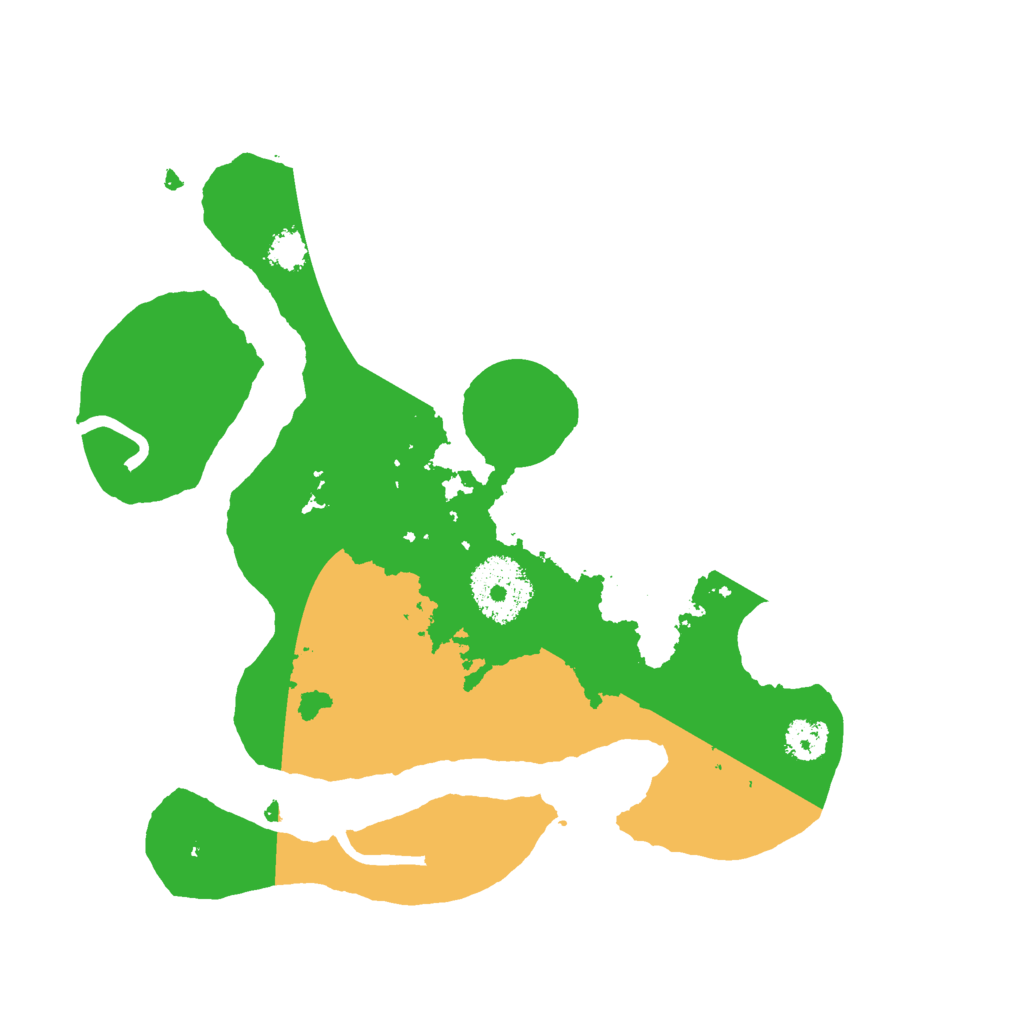 Biome Rust Map: Procedural Map, Size: 2500, Seed: 81702120