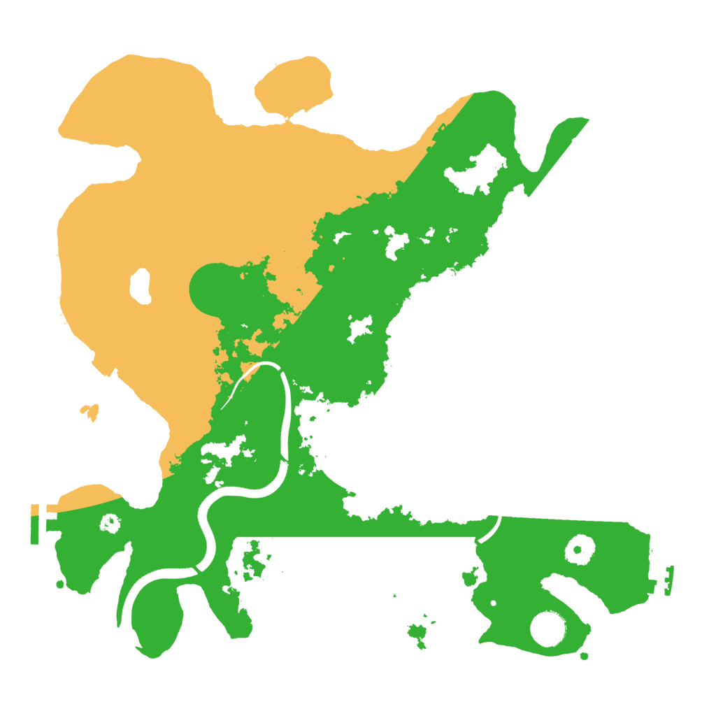 Biome Rust Map: Procedural Map, Size: 3600, Seed: 1425124484