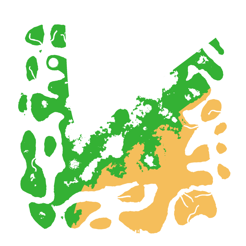 Biome Rust Map: Procedural Map, Size: 4500, Seed: 4156546
