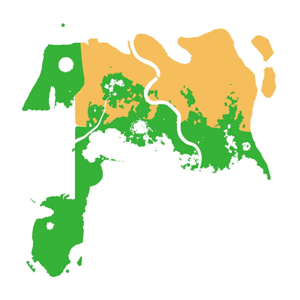 Biome Rust Map: Procedural Map, Size: 3550, Seed: 77283328
