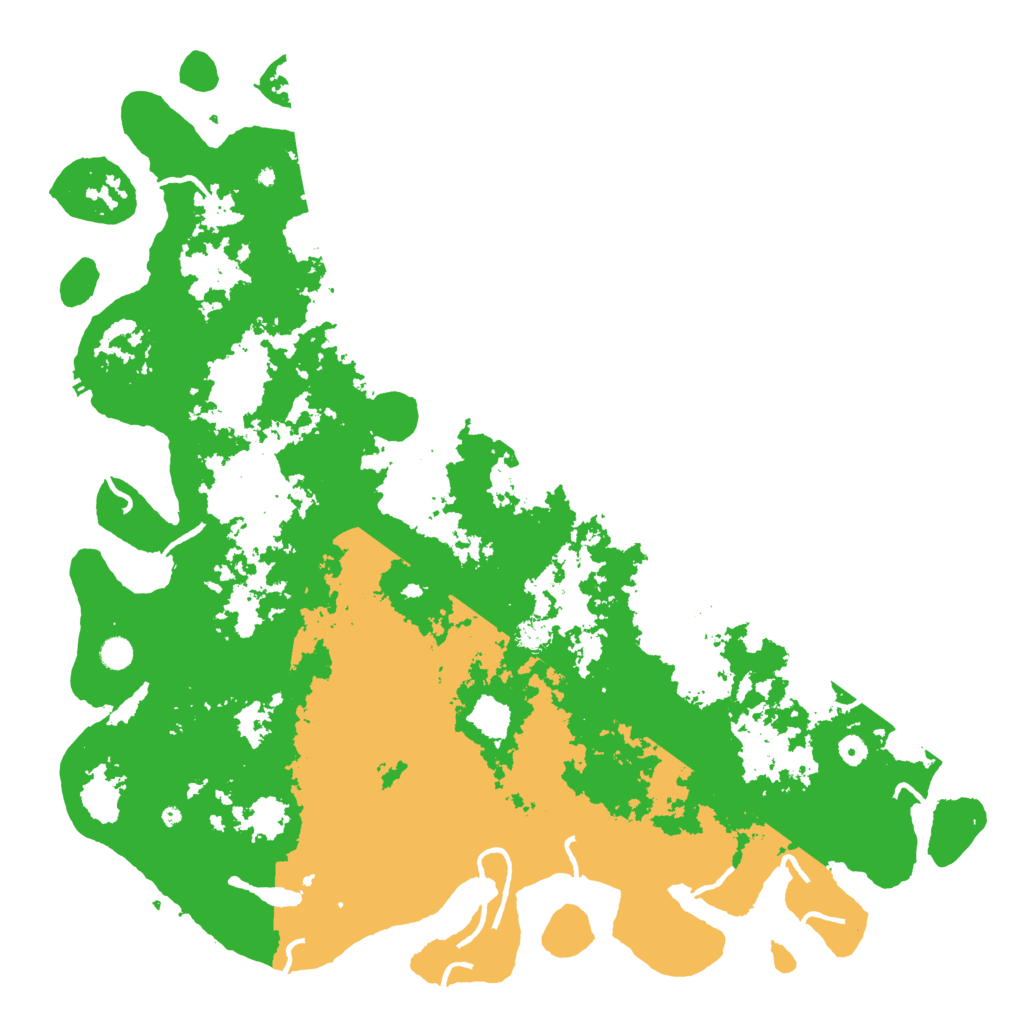 Biome Rust Map: Procedural Map, Size: 5500, Seed: 436283107