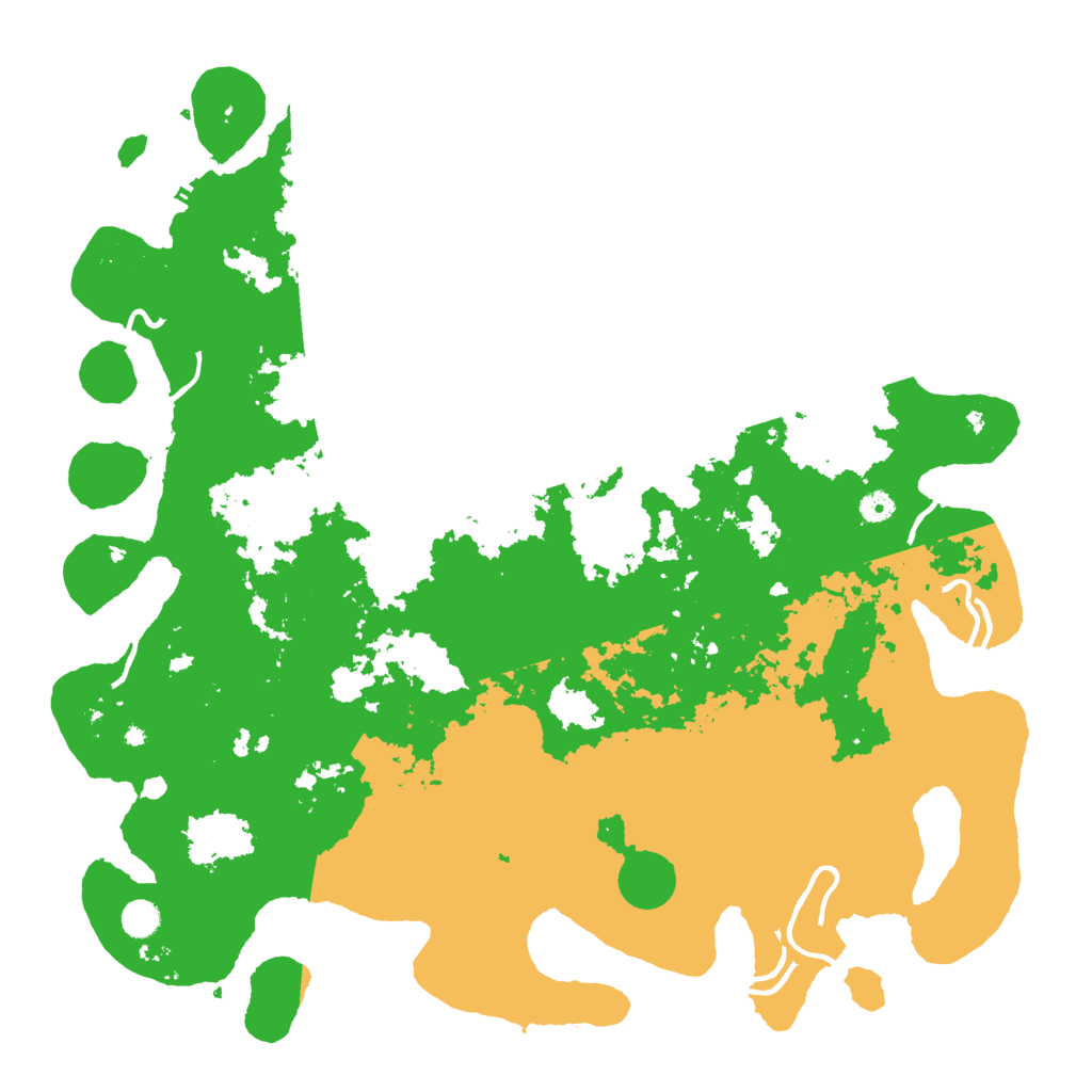 Biome Rust Map: Procedural Map, Size: 5000, Seed: 151991