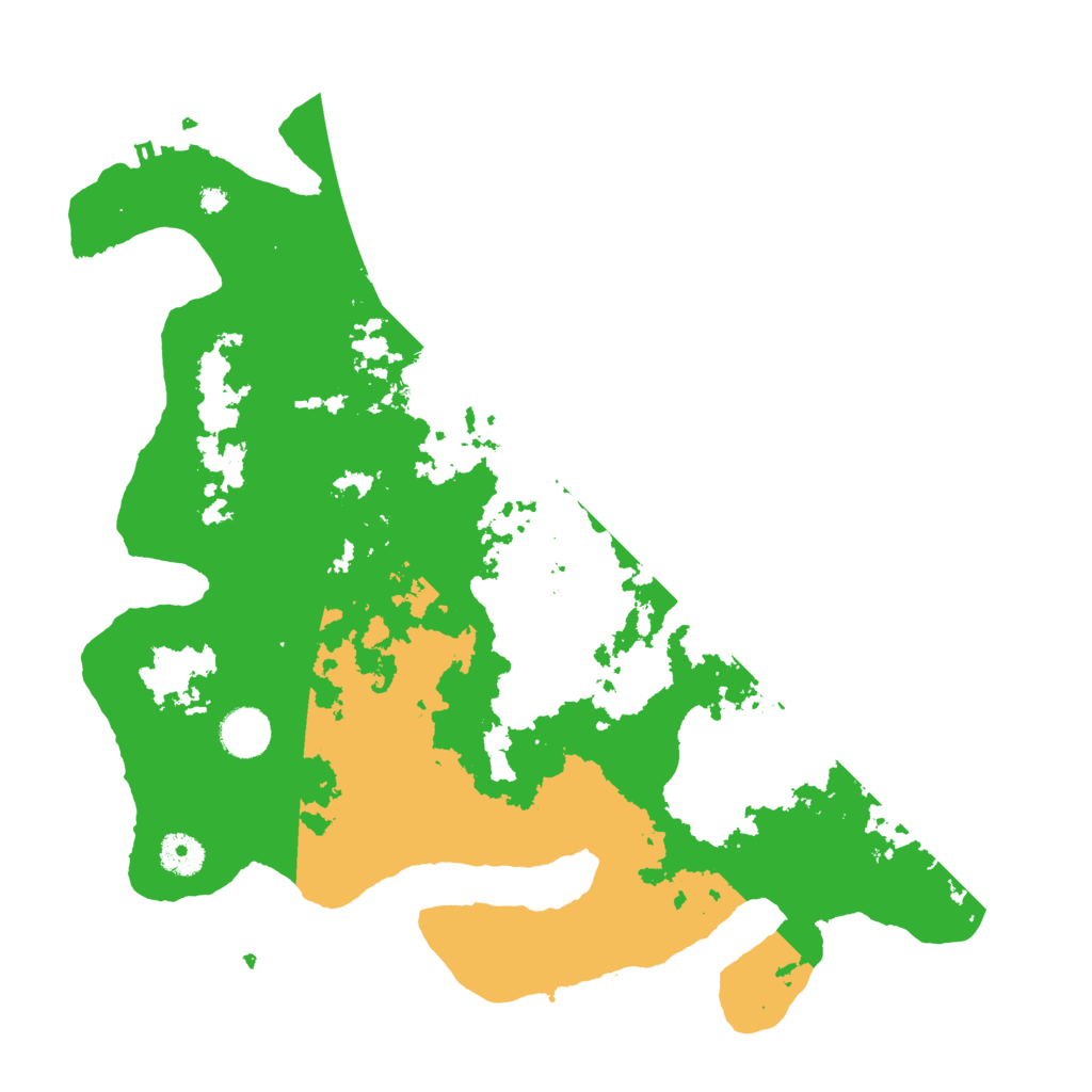 Biome Rust Map: Procedural Map, Size: 3800, Seed: 35