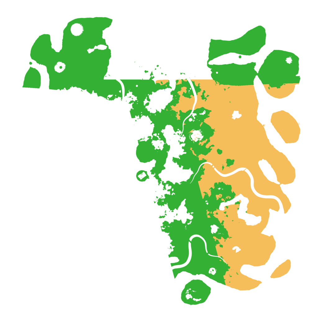 Biome Rust Map: Procedural Map, Size: 4500, Seed: 1642197437