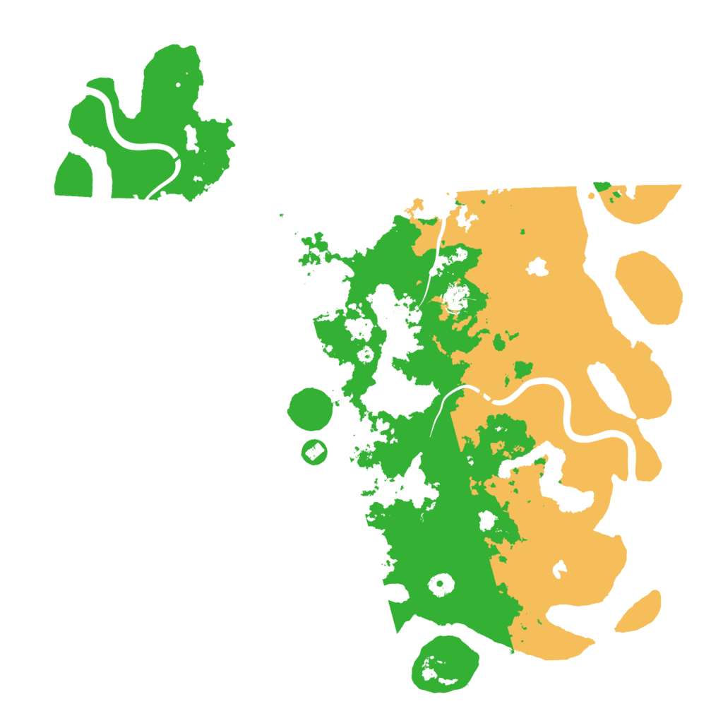 Biome Rust Map: Procedural Map, Size: 4500, Seed: 1642197437