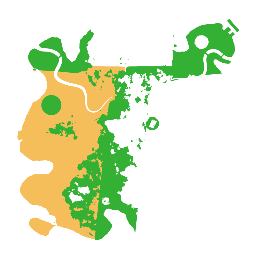 Biome Rust Map: Procedural Map, Size: 3500, Seed: 1074362728