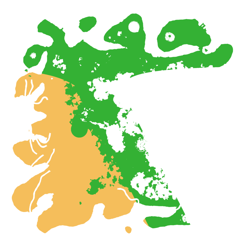 Biome Rust Map: Procedural Map, Size: 4000, Seed: 13834