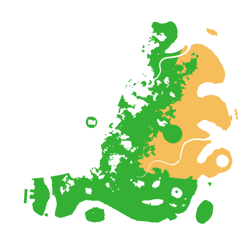 Biome Rust Map: Procedural Map, Size: 3510, Seed: 2292877