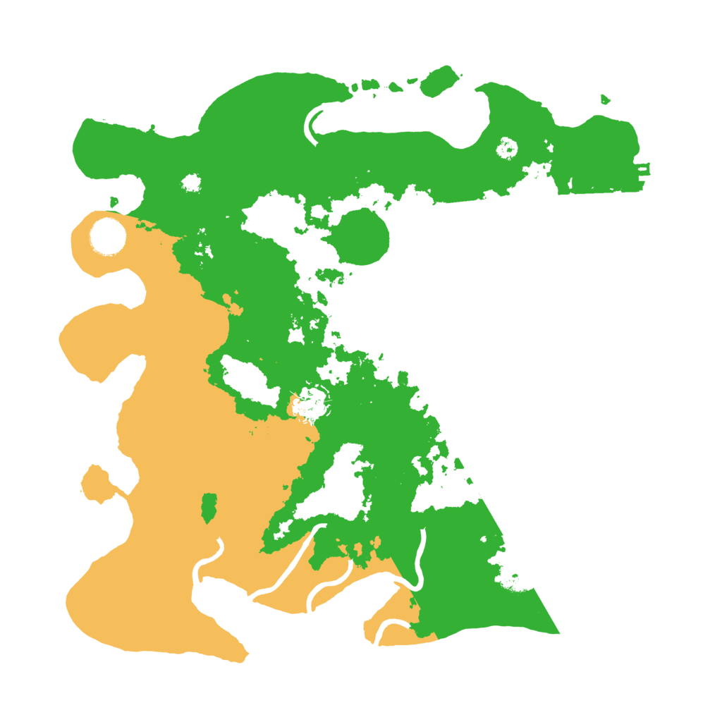 Biome Rust Map: Procedural Map, Size: 3510, Seed: 4974614