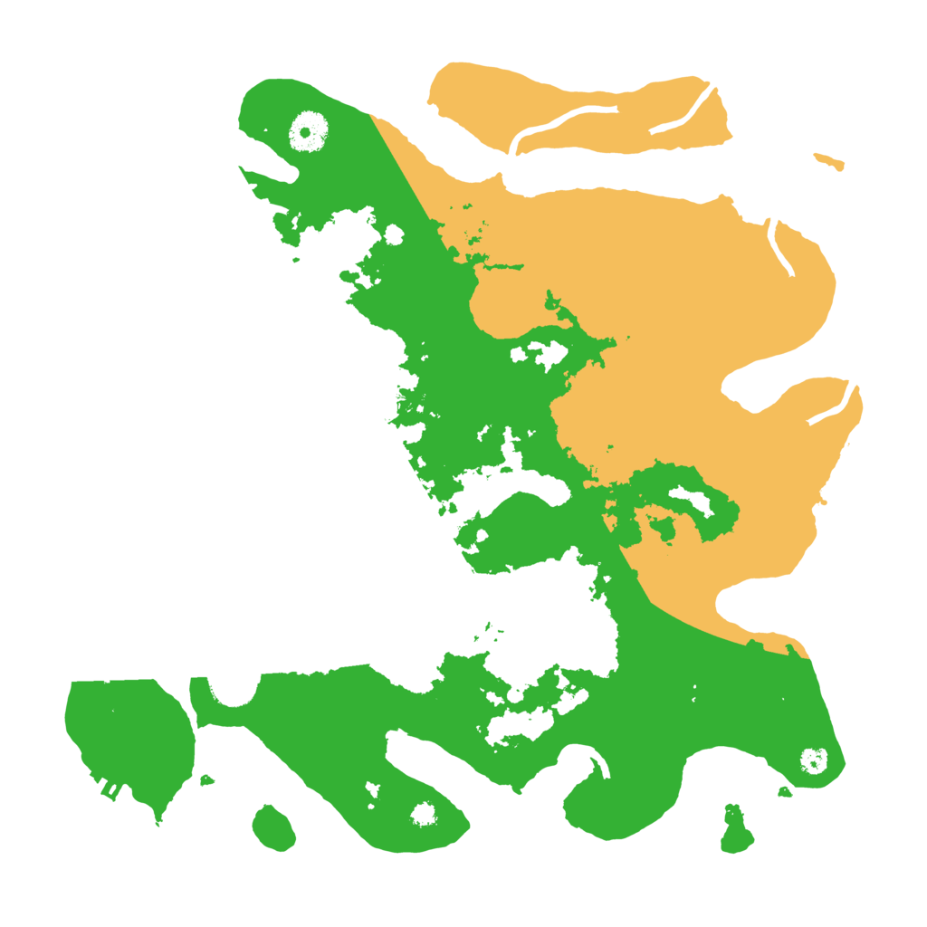 Biome Rust Map: Procedural Map, Size: 3510, Seed: 2076935