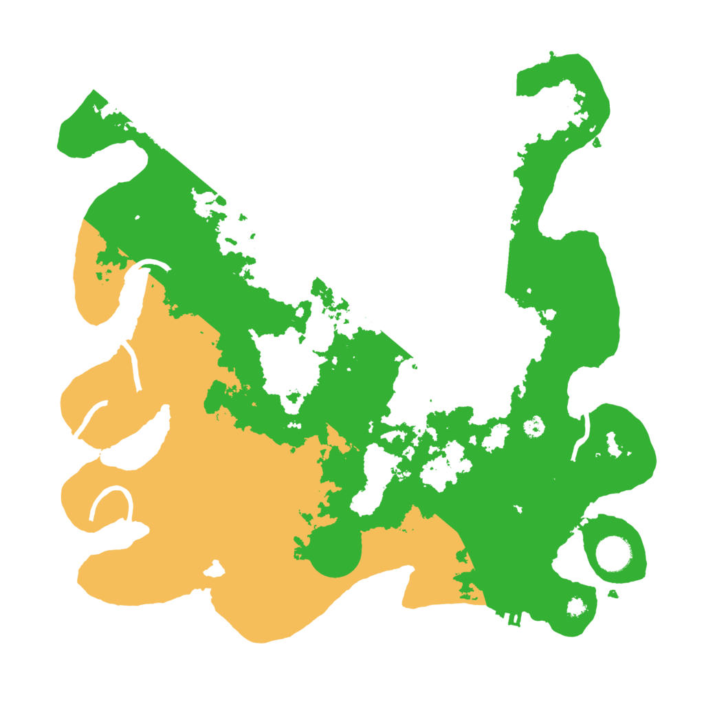 Biome Rust Map: Procedural Map, Size: 3510, Seed: 5105044