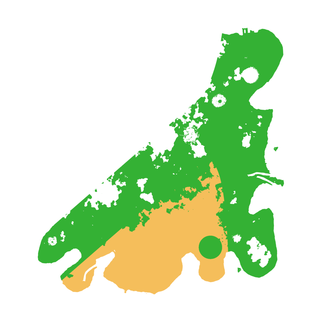 Biome Rust Map: Procedural Map, Size: 3550, Seed: 386354