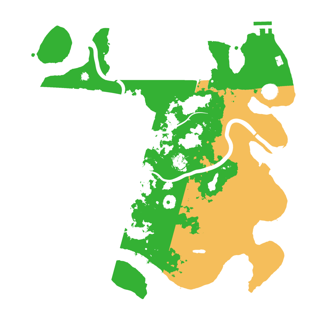Biome Rust Map: Procedural Map, Size: 3550, Seed: 865830