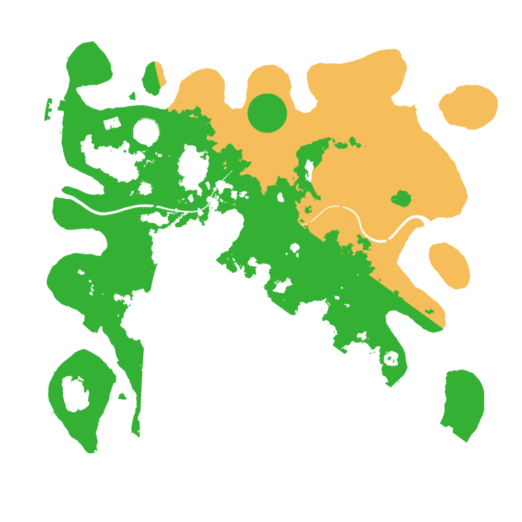 Biome Rust Map: Procedural Map, Size: 3510, Seed: 4910937