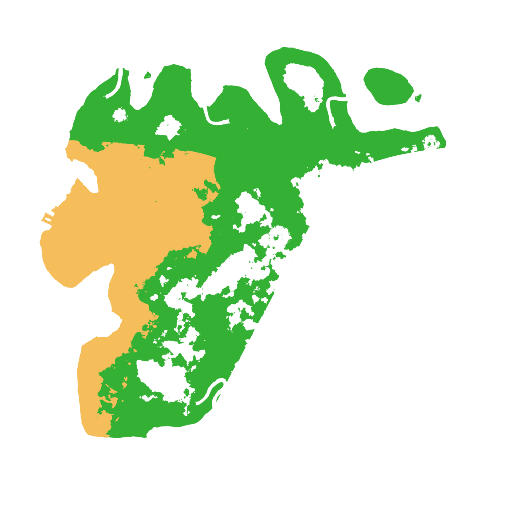 Biome Rust Map: Procedural Map, Size: 3510, Seed: 6398257