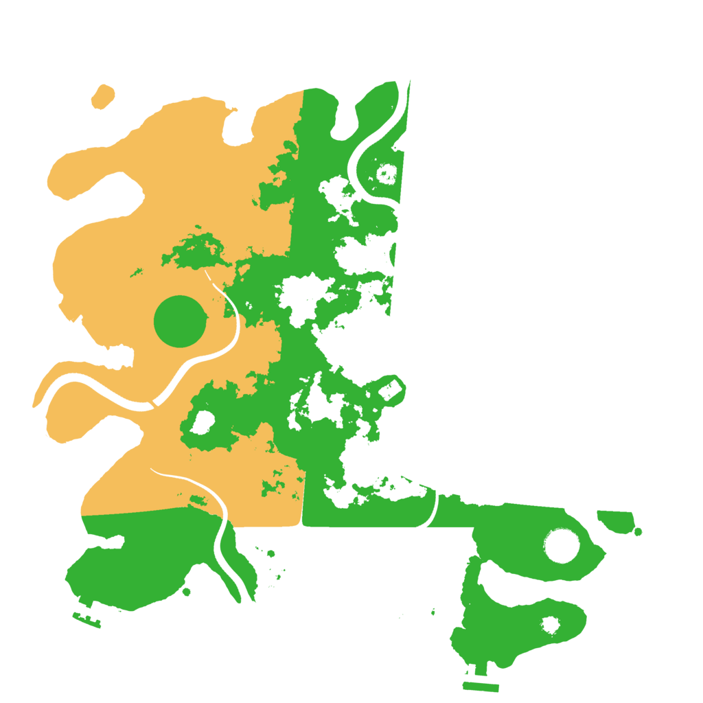 Biome Rust Map: Procedural Map, Size: 3550, Seed: 162727