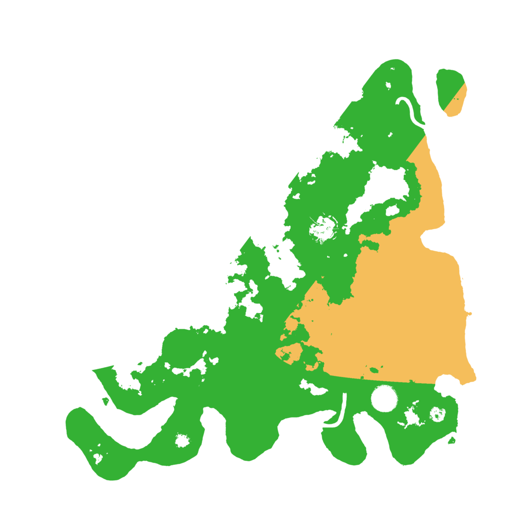Biome Rust Map: Procedural Map, Size: 3510, Seed: 3725913
