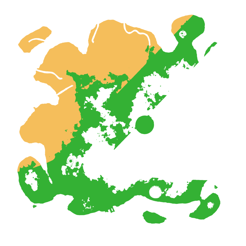 Biome Rust Map: Procedural Map, Size: 3510, Seed: 4437784