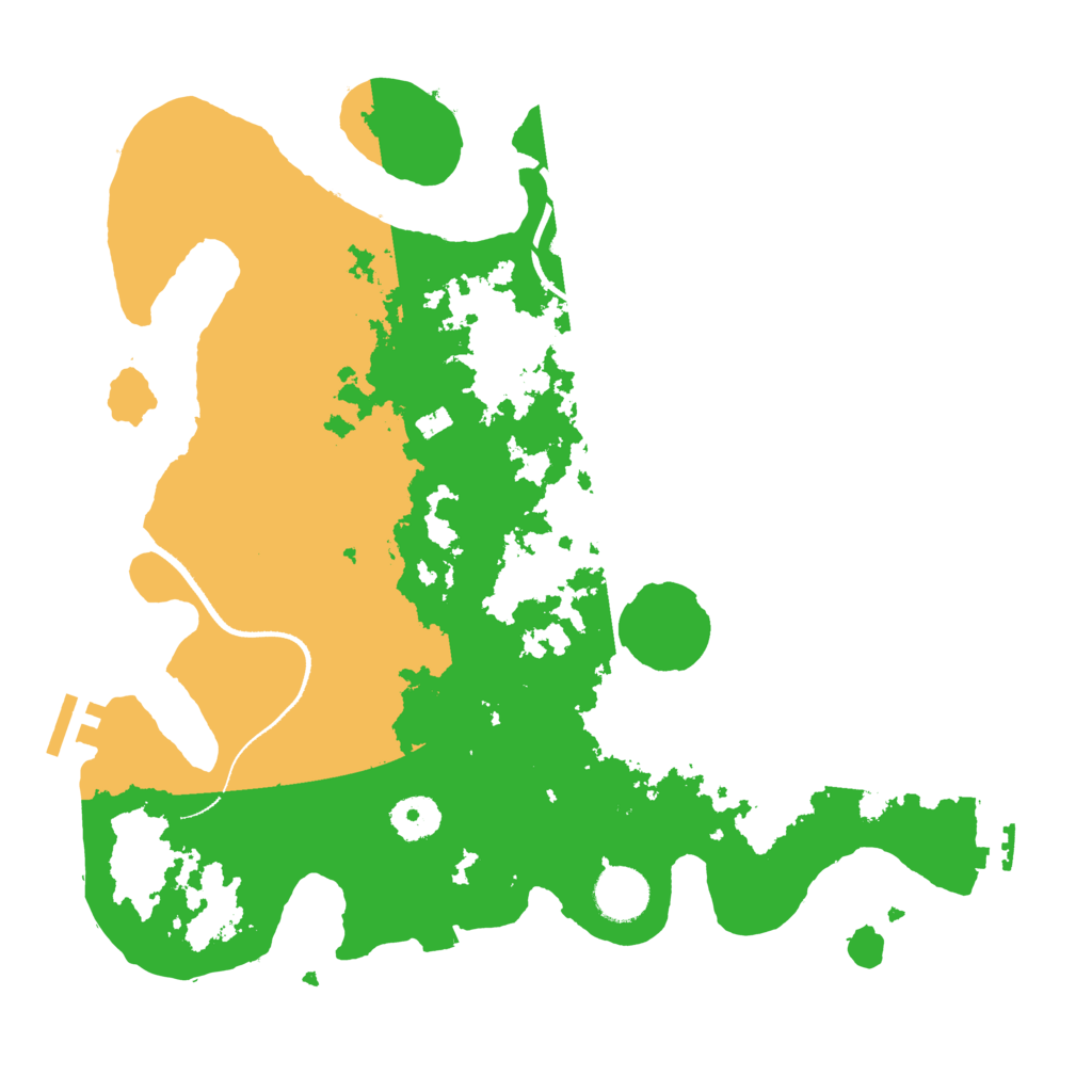 Biome Rust Map: Procedural Map, Size: 3510, Seed: 1849683
