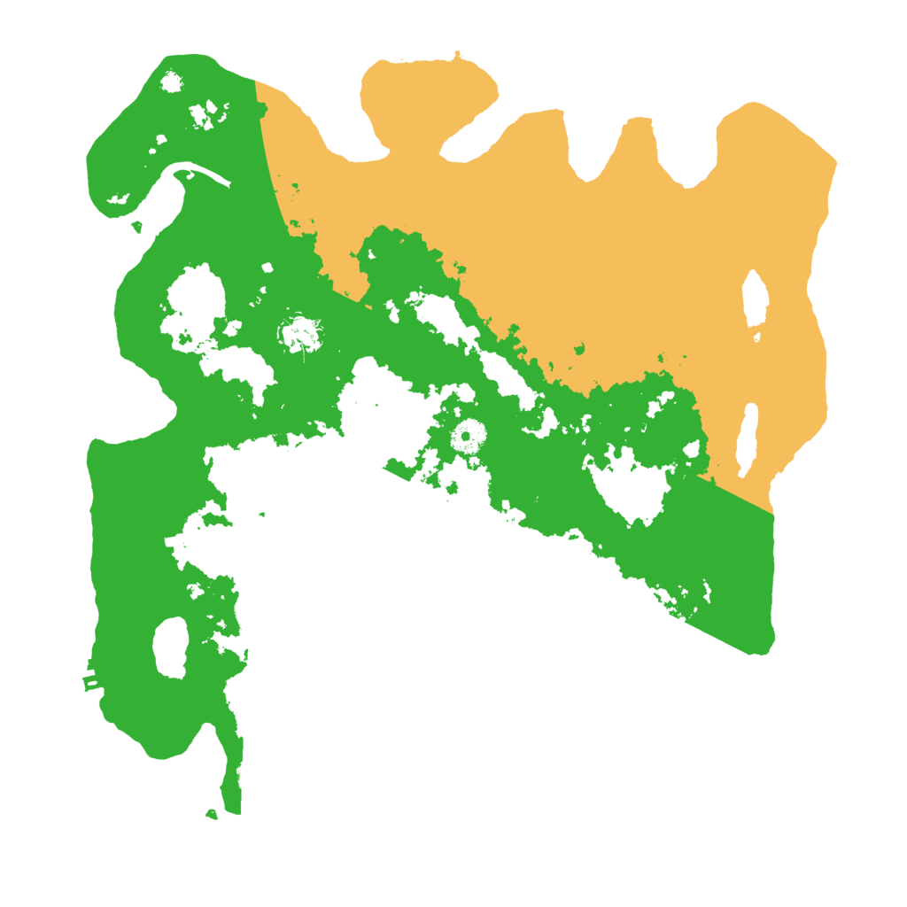 Biome Rust Map: Procedural Map, Size: 3900, Seed: 99155966