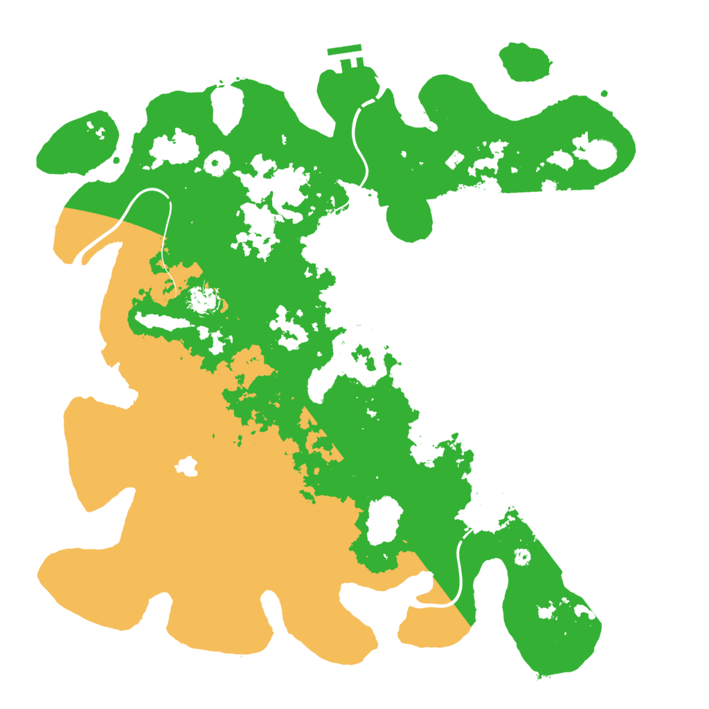 Biome Rust Map: Procedural Map, Size: 4200, Seed: 9332071