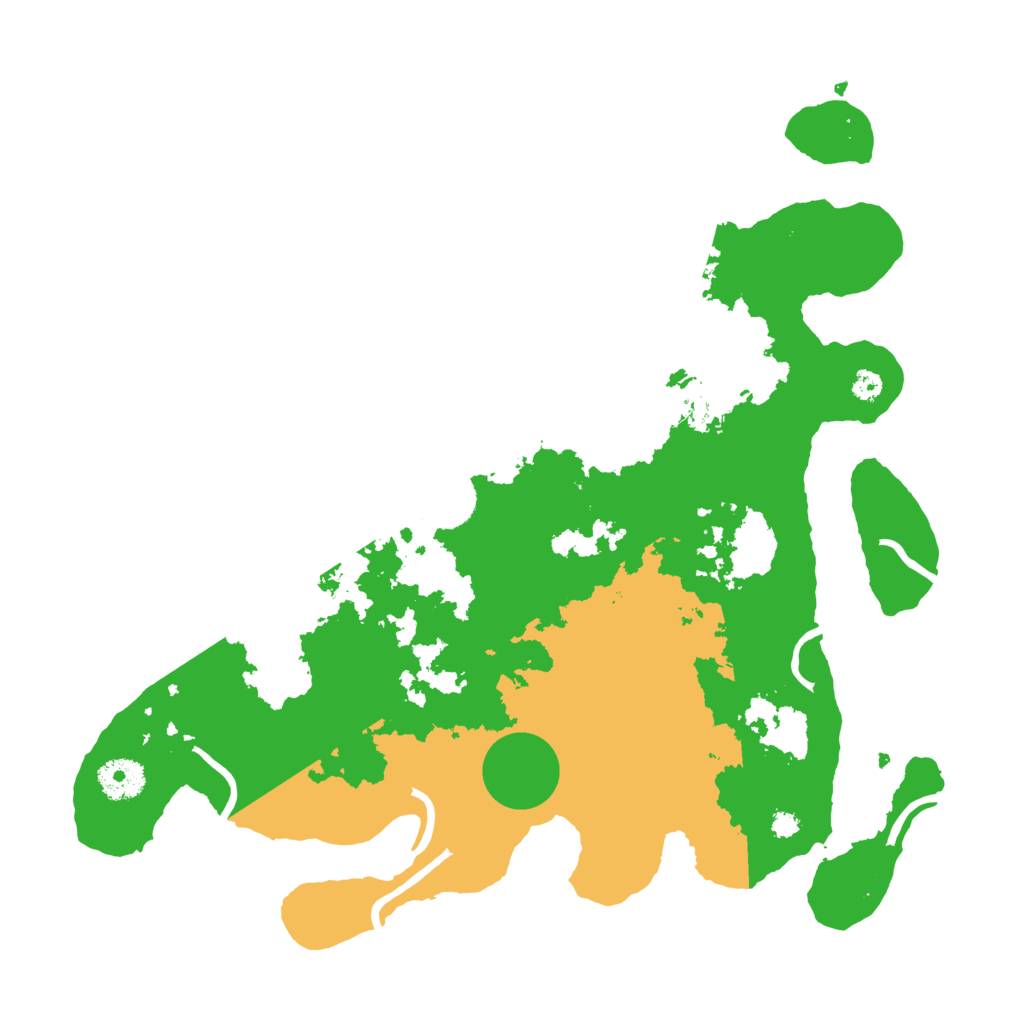 Biome Rust Map: Procedural Map, Size: 3510, Seed: 4898033