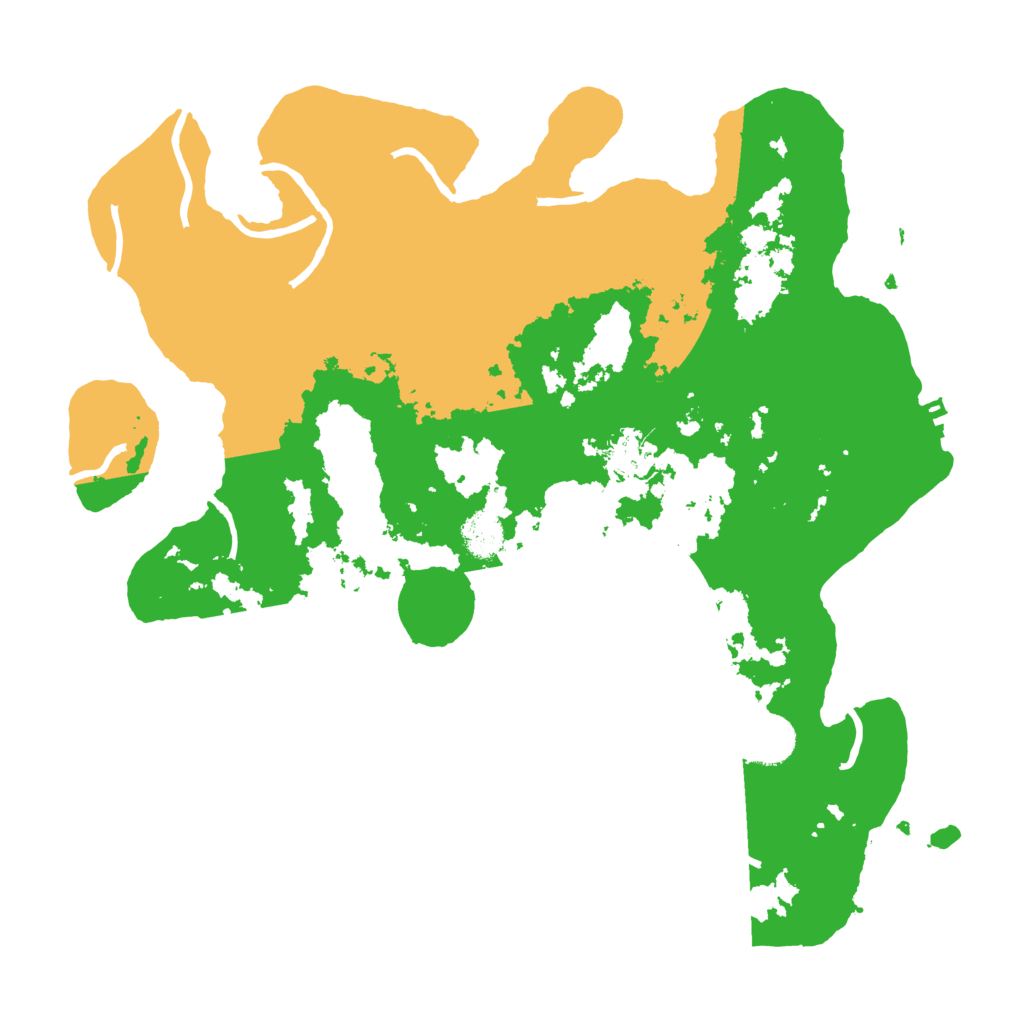 Biome Rust Map: Procedural Map, Size: 3550, Seed: 462724