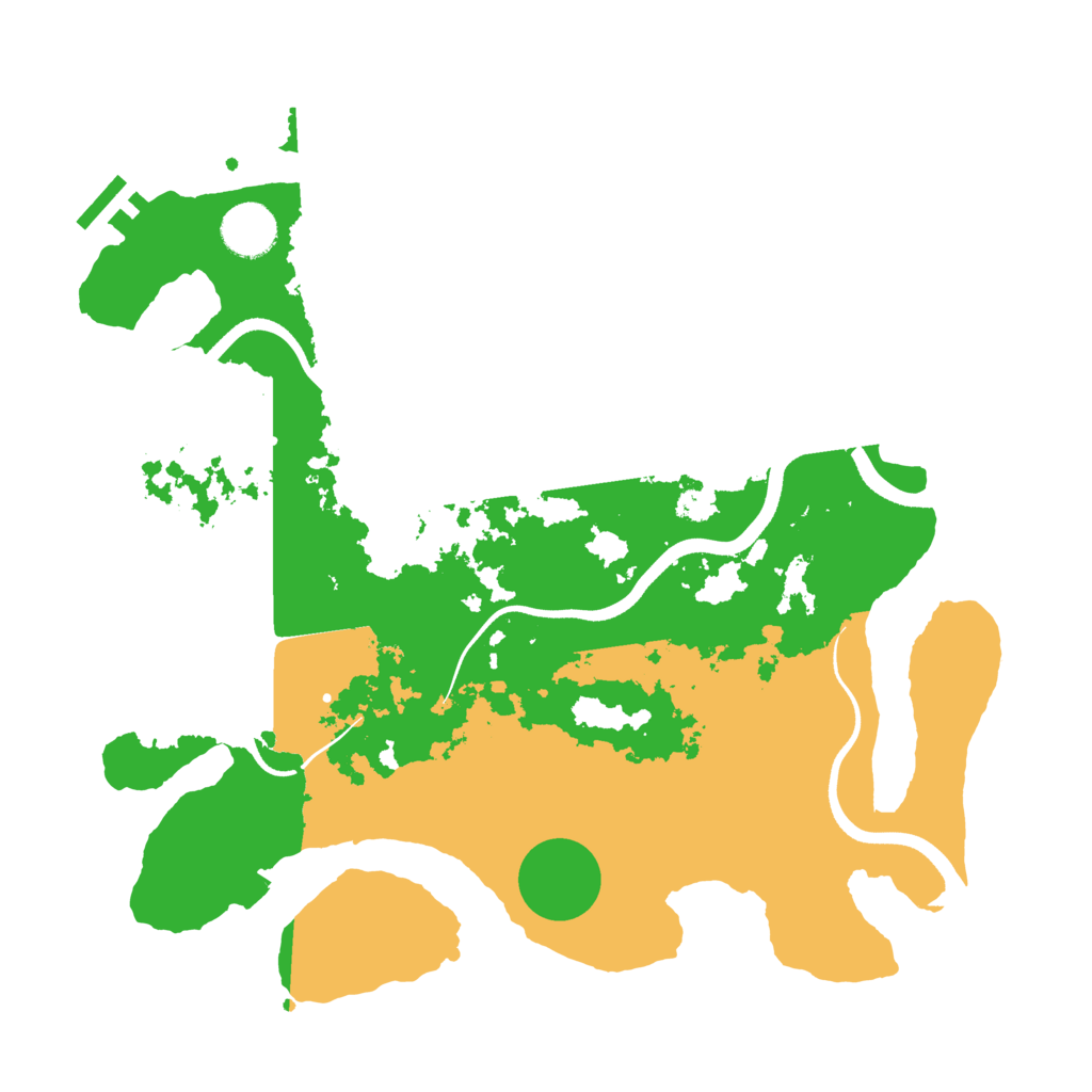 Biome Rust Map: Procedural Map, Size: 3500, Seed: 1356396579