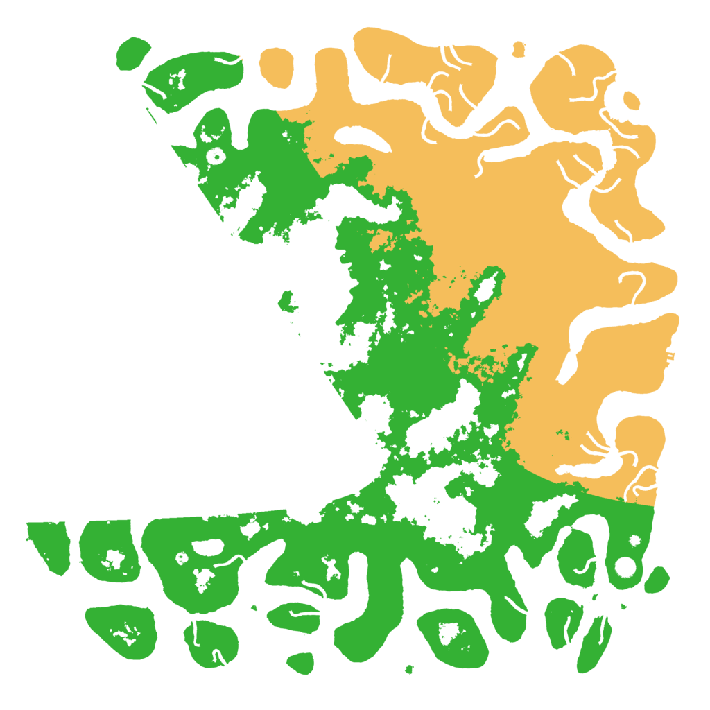 Biome Rust Map: Procedural Map, Size: 6000, Seed: 56260