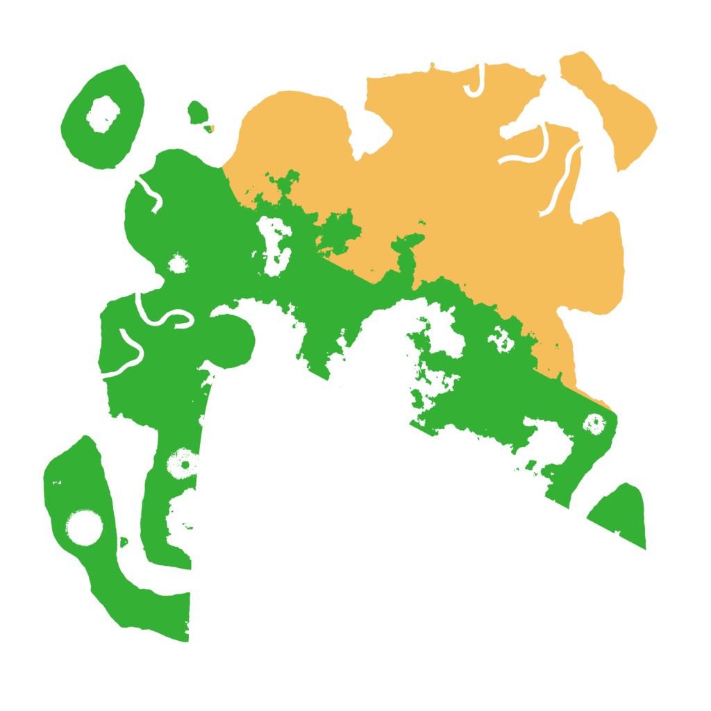 Biome Rust Map: Procedural Map, Size: 3510, Seed: 5164140