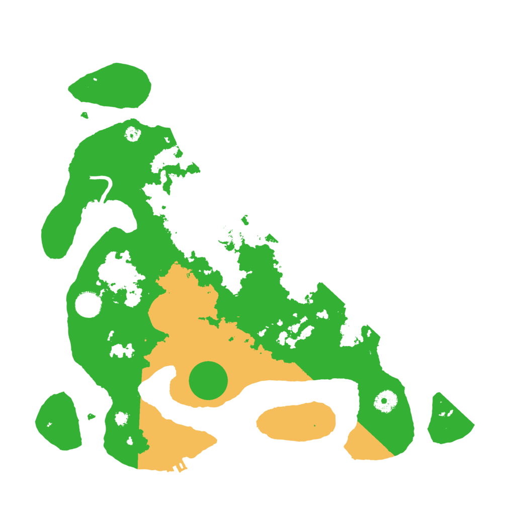 Biome Rust Map: Procedural Map, Size: 3510, Seed: 3238010