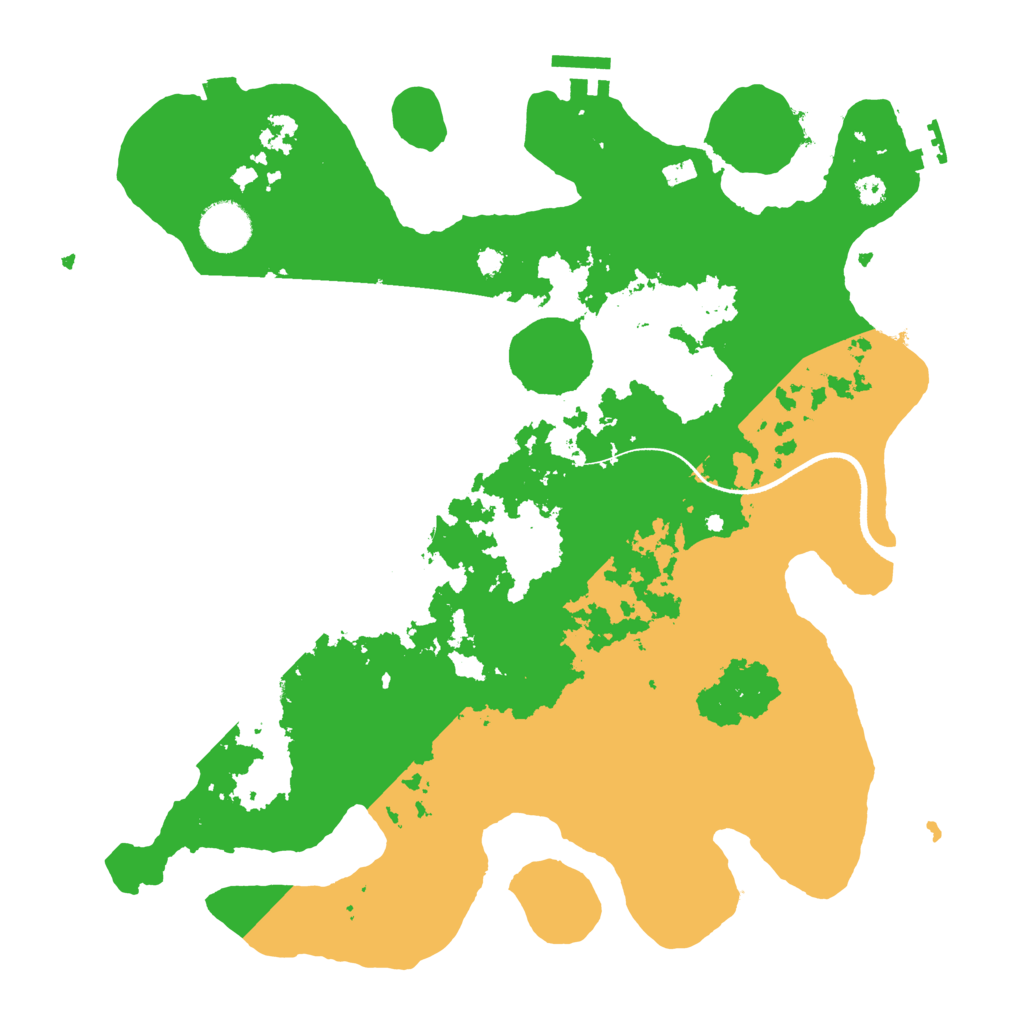 Biome Rust Map: Procedural Map, Size: 3510, Seed: 2594757