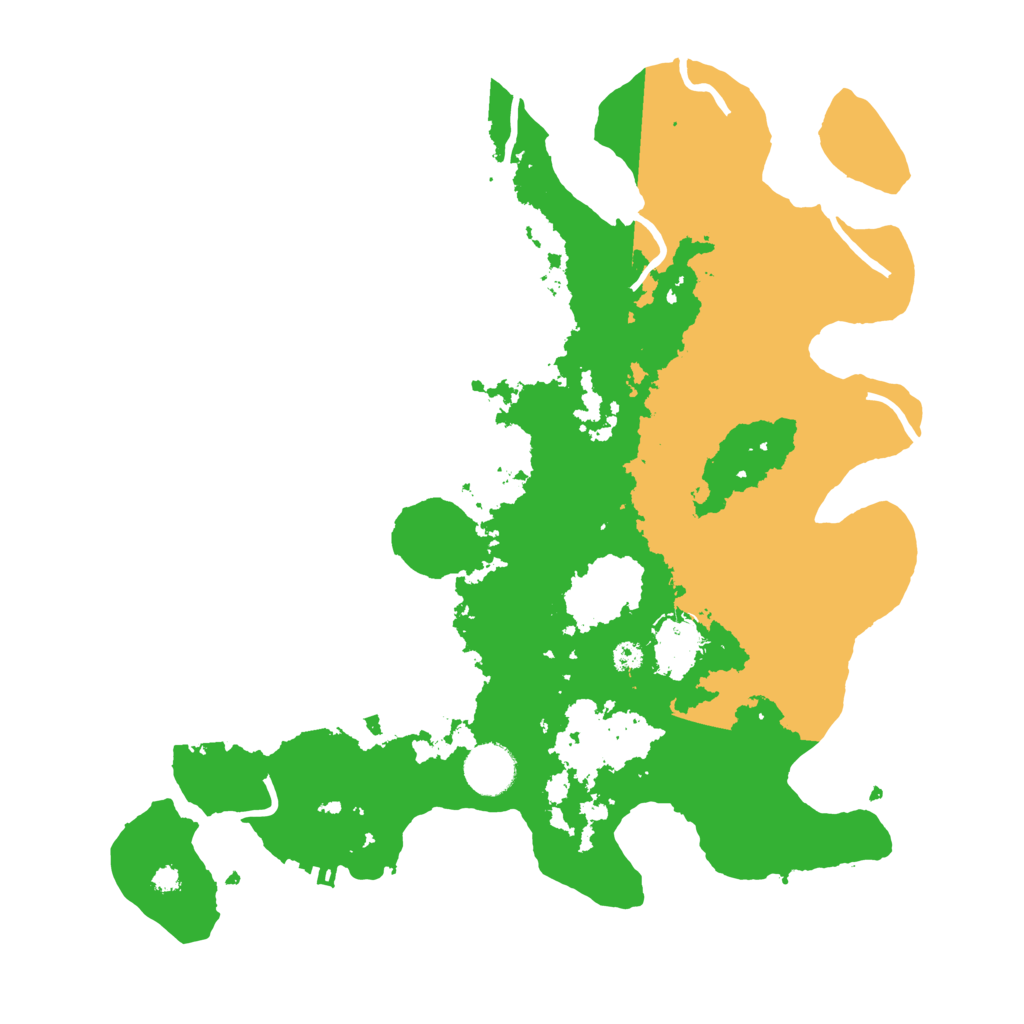 Biome Rust Map: Procedural Map, Size: 3500, Seed: 816710603