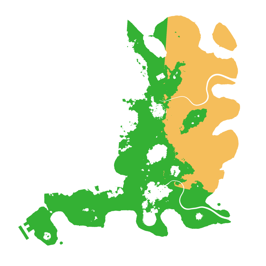 Biome Rust Map: Procedural Map, Size: 3500, Seed: 816710603