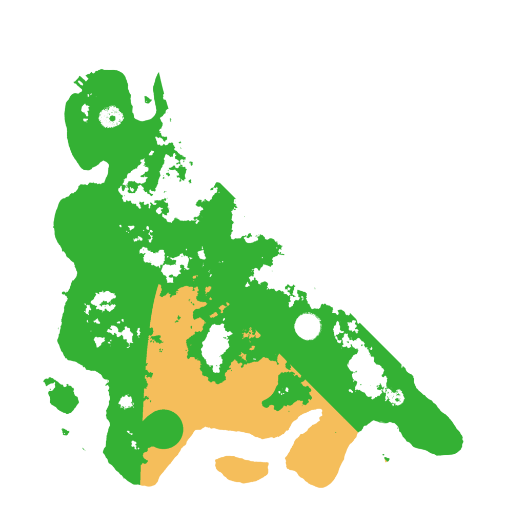 Biome Rust Map: Procedural Map, Size: 3510, Seed: 4025739