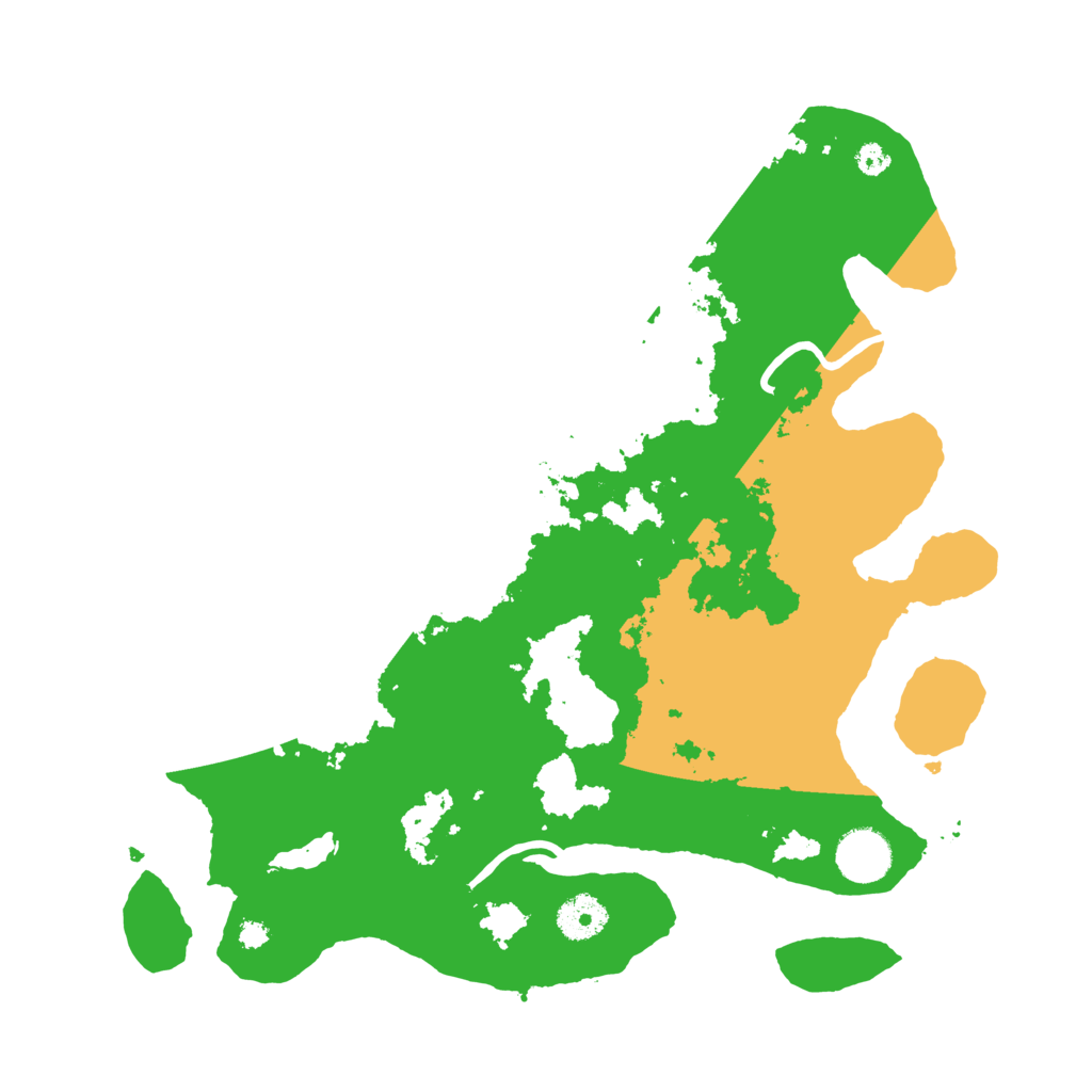 Biome Rust Map: Procedural Map, Size: 3510, Seed: 1206759