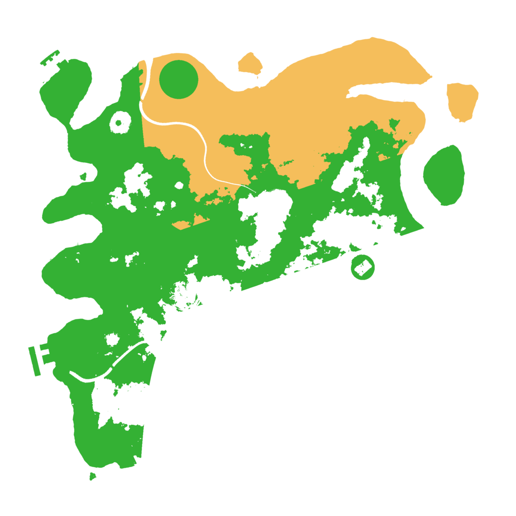 Biome Rust Map: Procedural Map, Size: 3510, Seed: 3212278