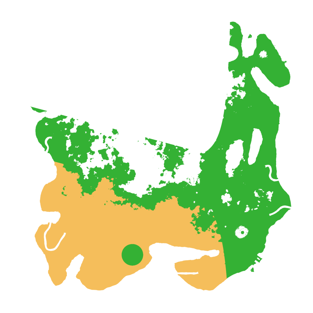 Biome Rust Map: Procedural Map, Size: 3850, Seed: 1136