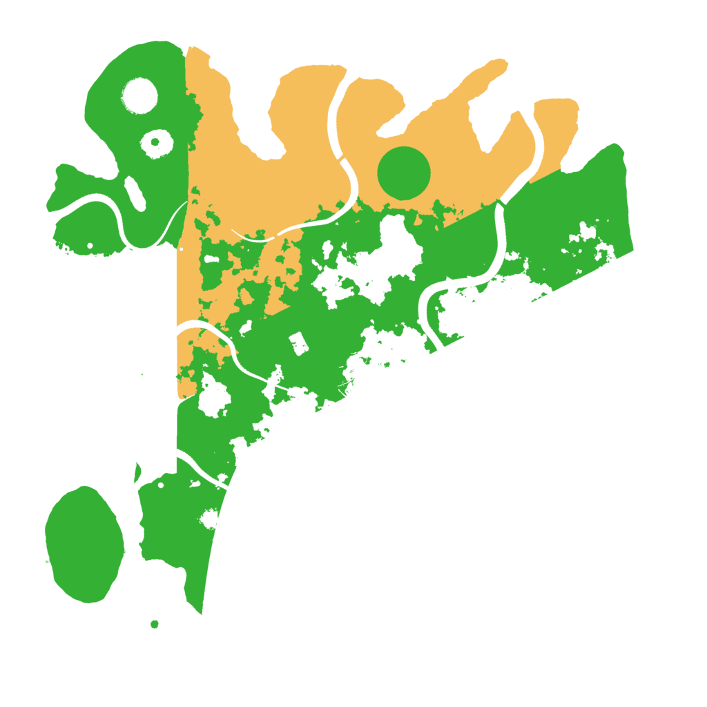 Biome Rust Map: Procedural Map, Size: 3510, Seed: 2731322