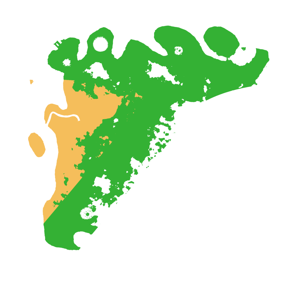 Biome Rust Map: Procedural Map, Size: 3510, Seed: 1456205