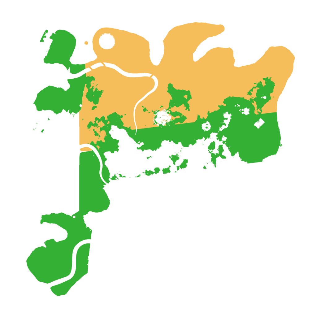 Biome Rust Map: Procedural Map, Size: 3510, Seed: 1447622