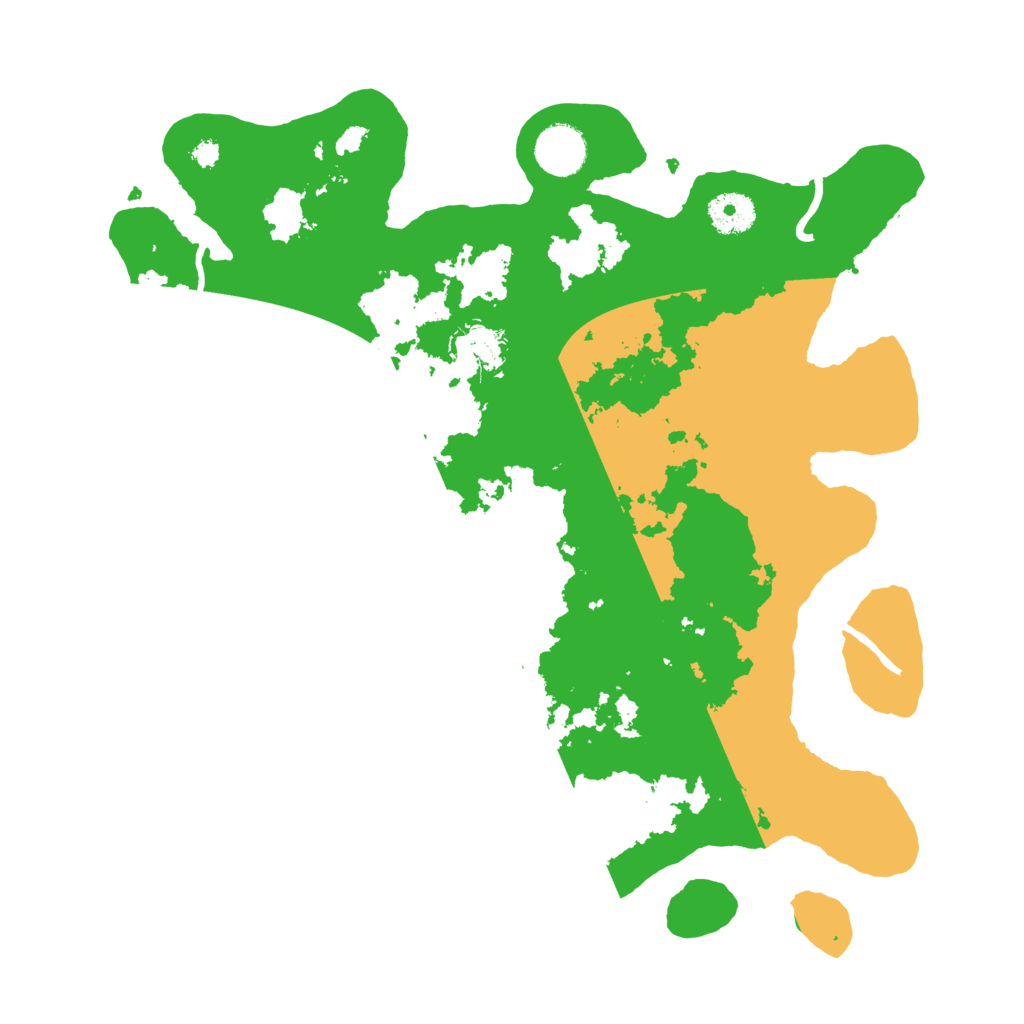 Biome Rust Map: Procedural Map, Size: 3510, Seed: 2711157