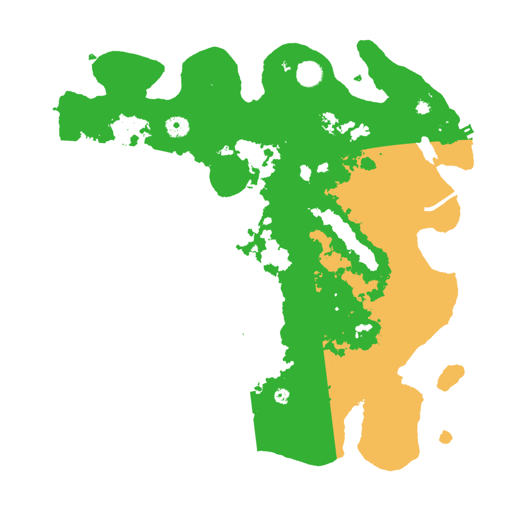 Biome Rust Map: Procedural Map, Size: 3510, Seed: 4606375