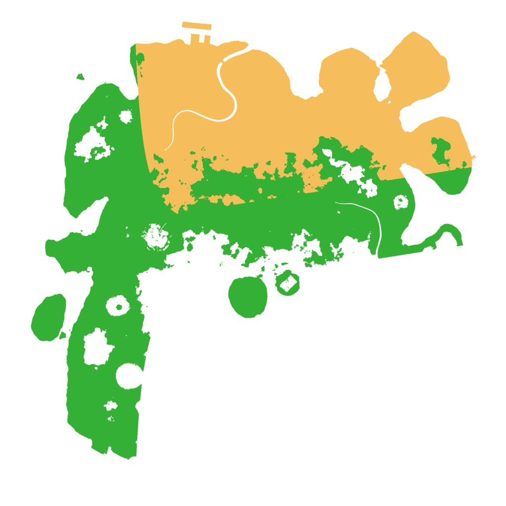 Biome Rust Map: Procedural Map, Size: 3500, Seed: 4210